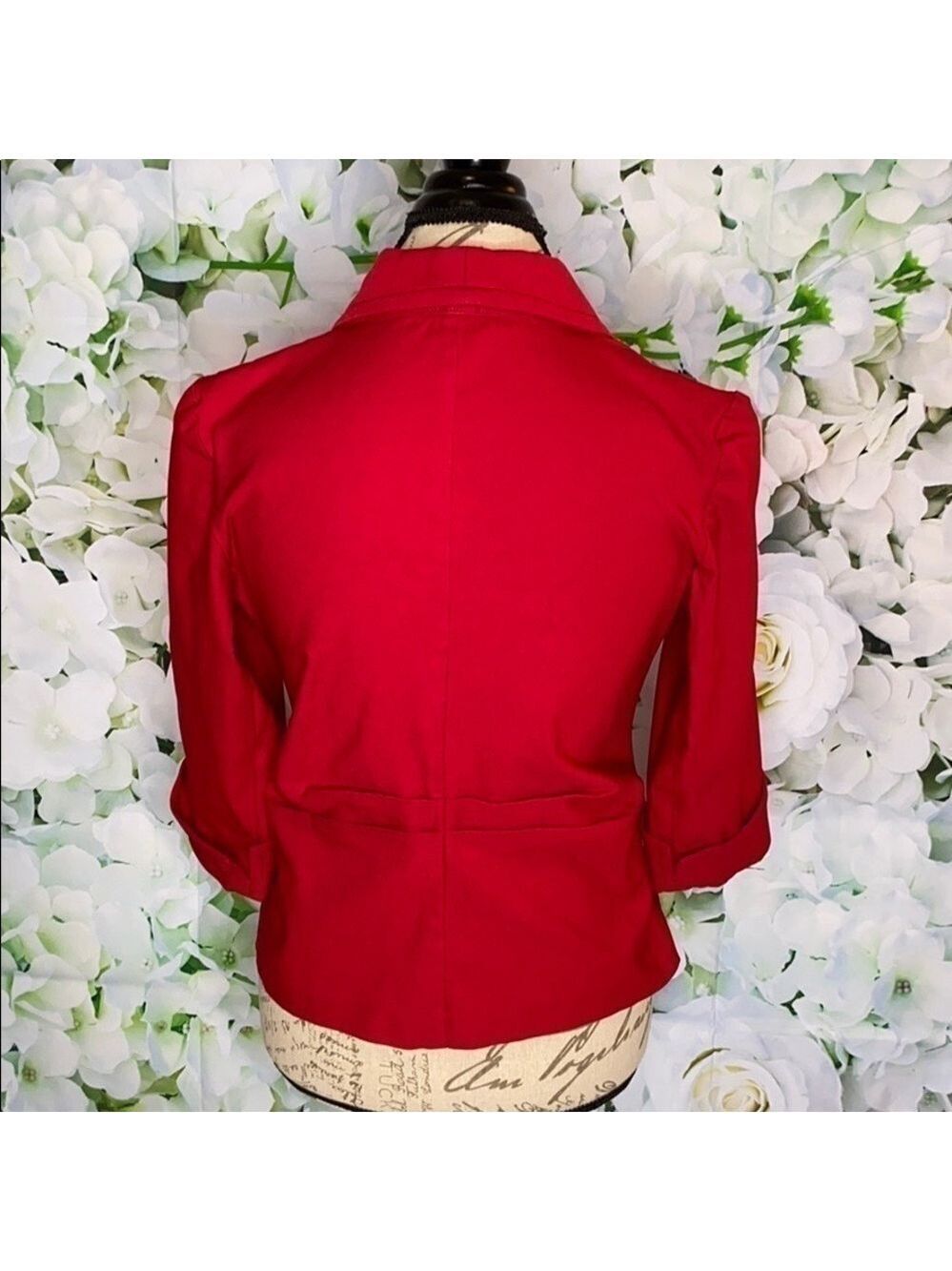 BRACHA - Red Front Zip Jacket - Picture 8 of 8